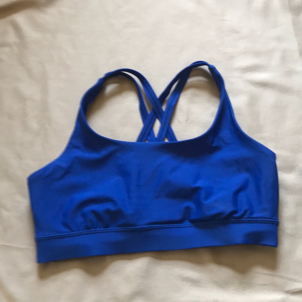 Lululemon Energy Bra (H2O) in harbor blue